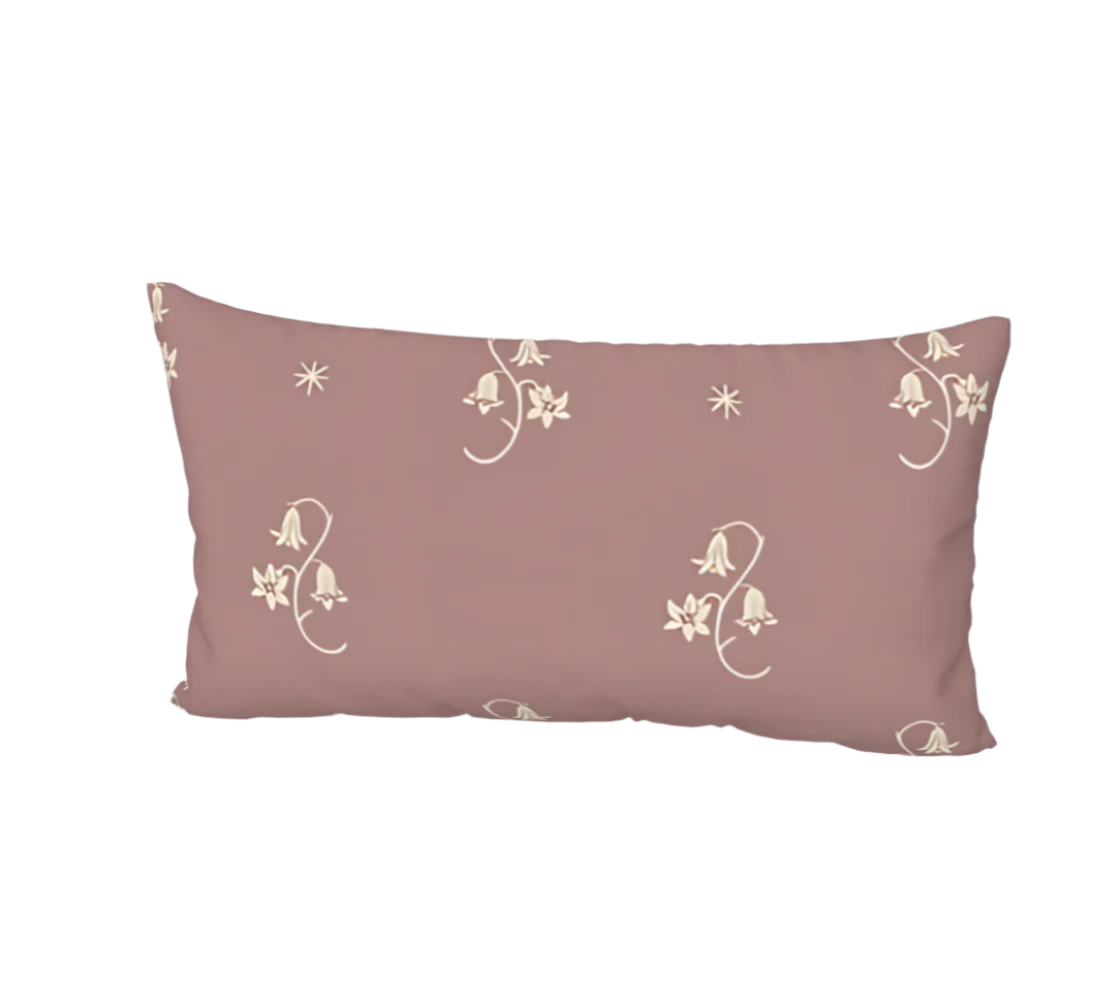 Pillow Sham - Wild Bellflower in Mauve