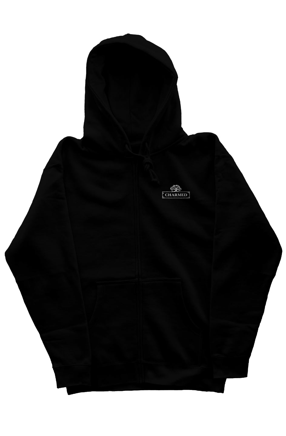 Charmed Unisex Zip Hoodie black