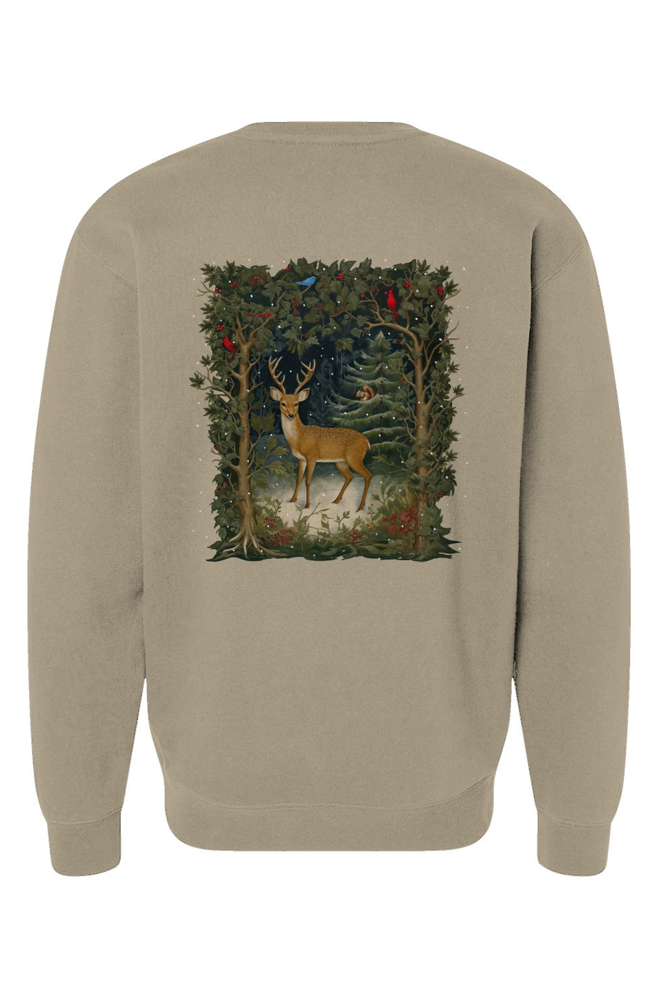 Deer Crewneck sand