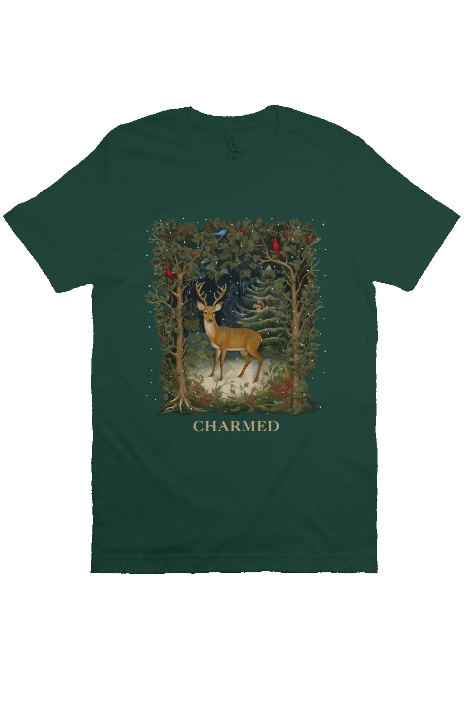 deer t-shirt green