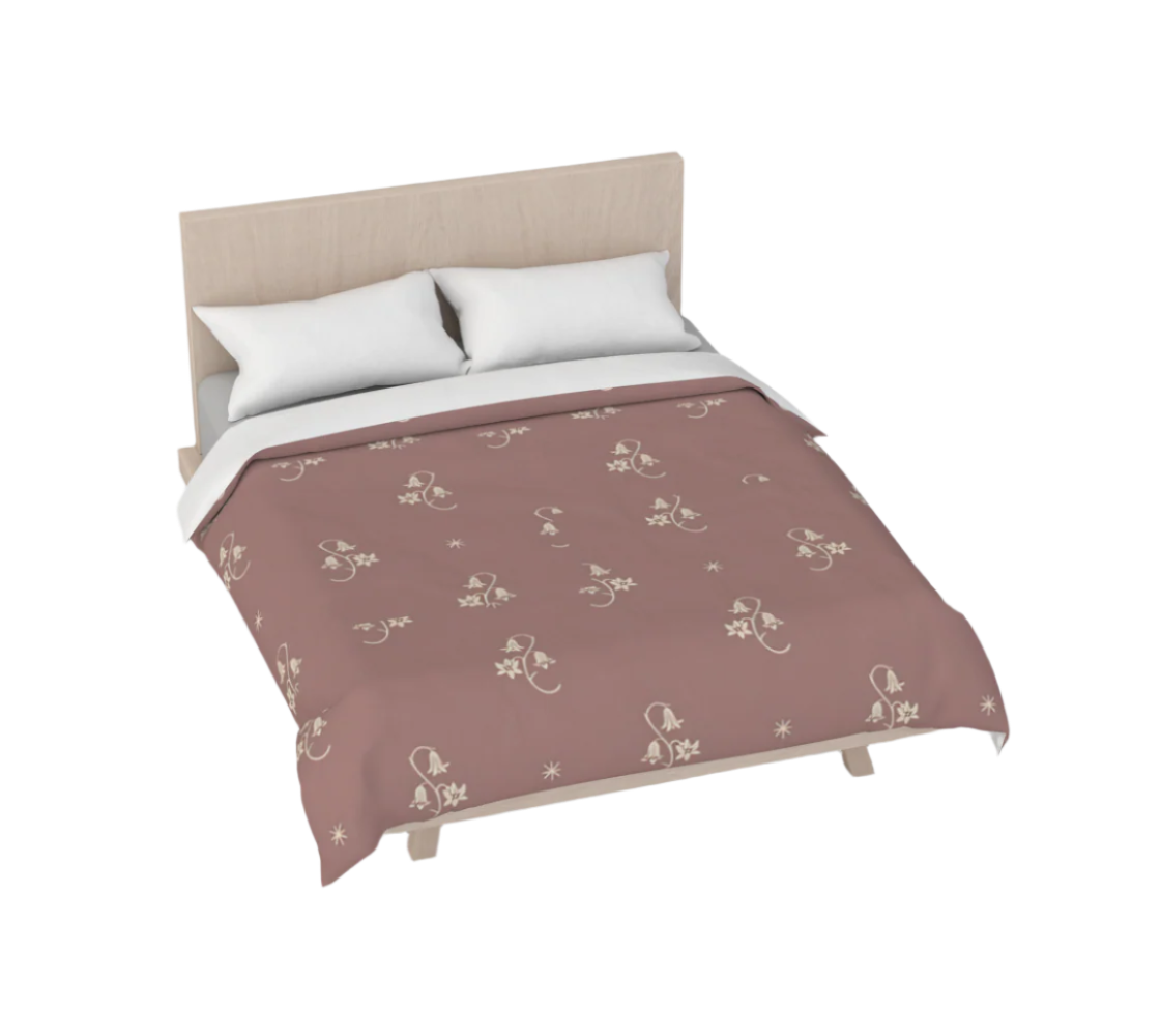 Duvet Cover - Wild Bellflower in Mauve