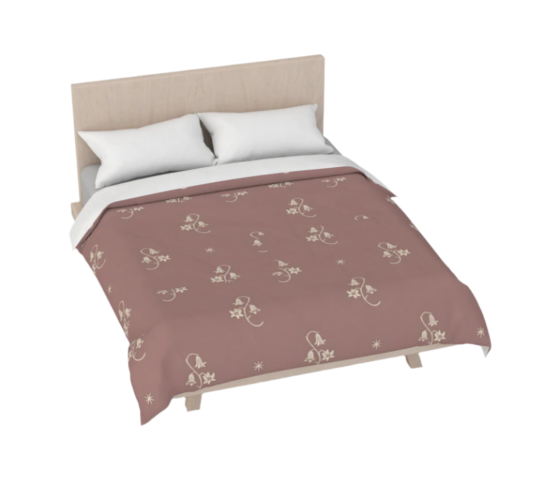 Duvet Cover - Wild Bellflower in Mauve