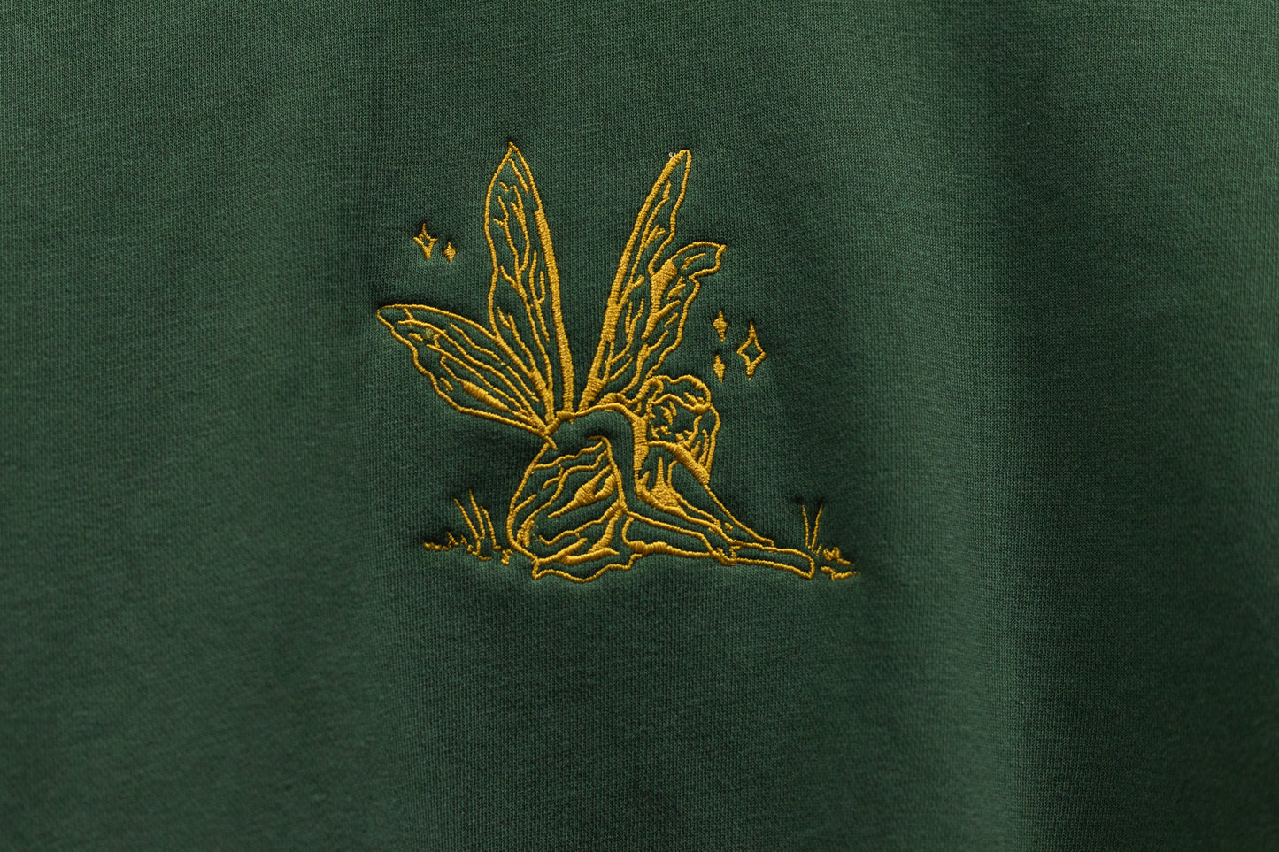 Tinkerbell Embroidered Adult Unisex Crewneck