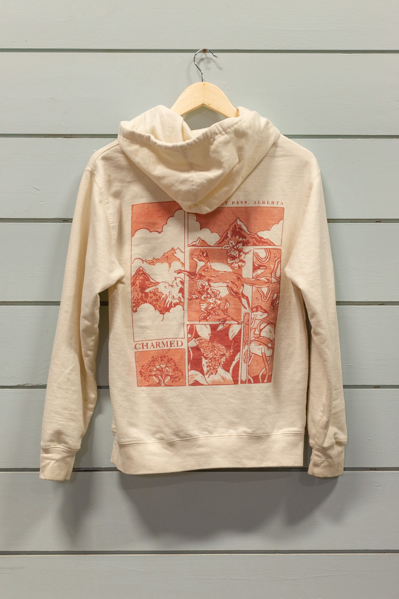 Charmed Fox Graphic Unisex Adult Hoodie