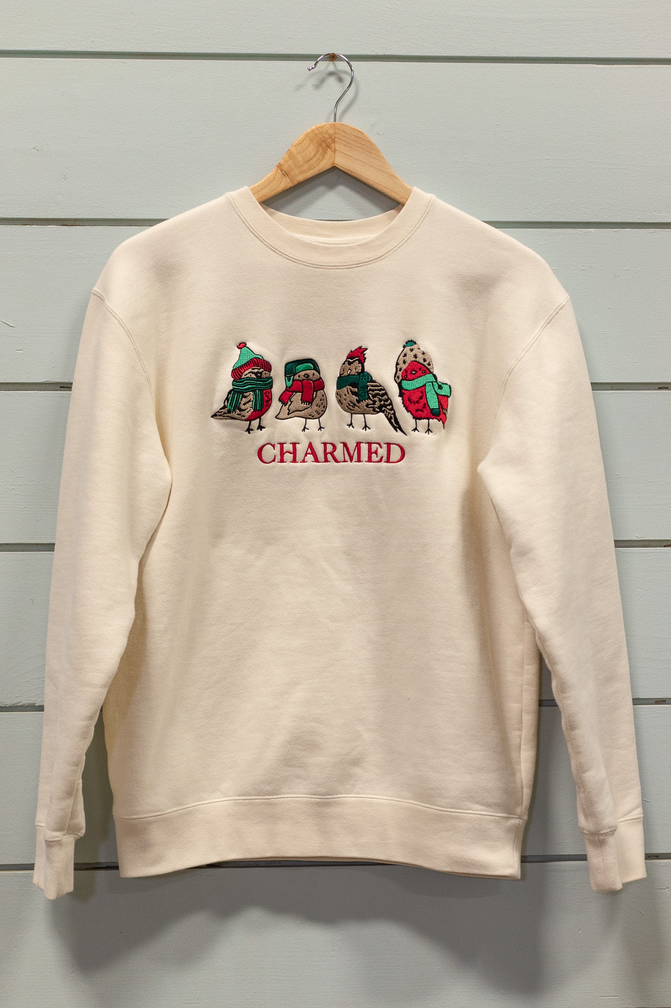 Winter Birds Adult Crewneck Color