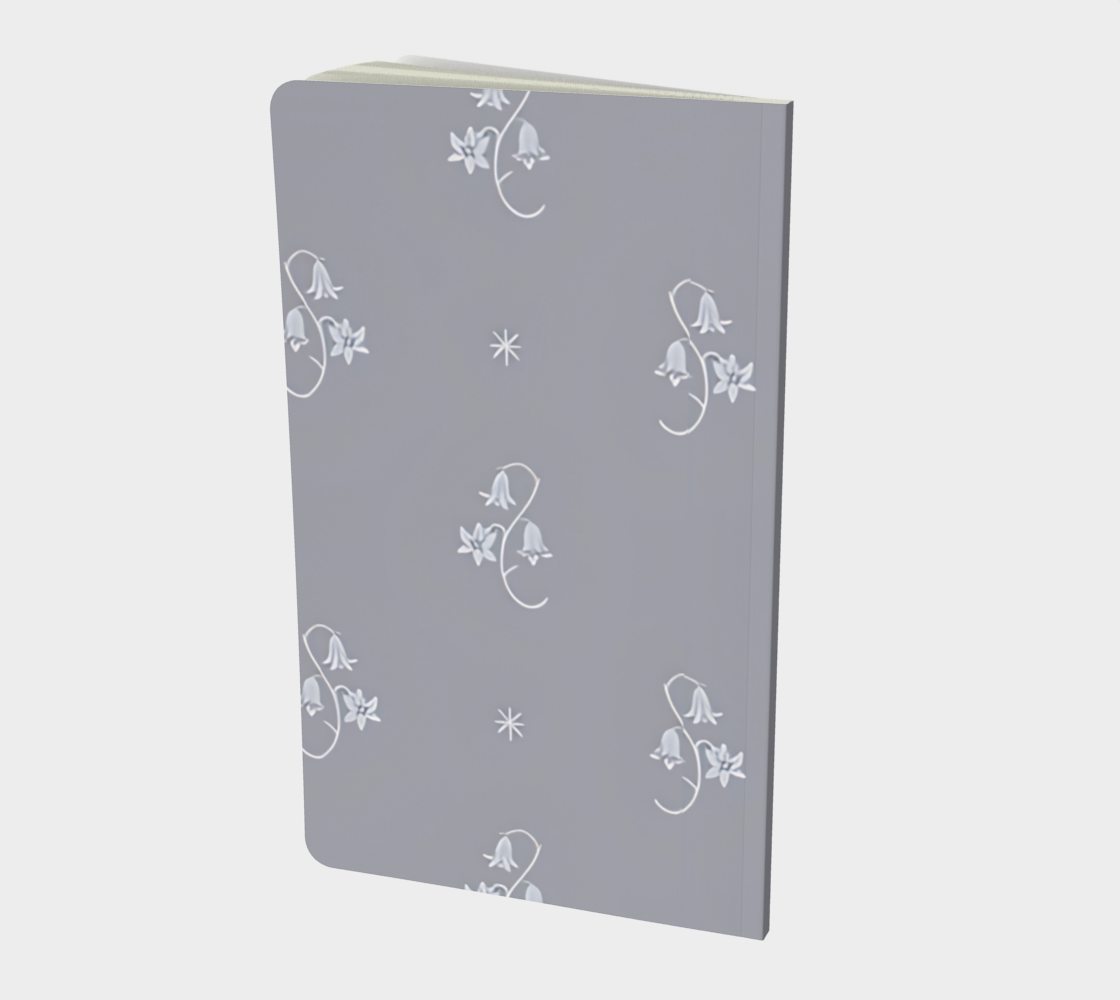 Bound Notebook - Wild Bellflower in Periwinkle