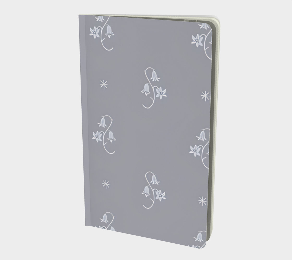 Bound Notebook - Wild Bellflower in Periwinkle