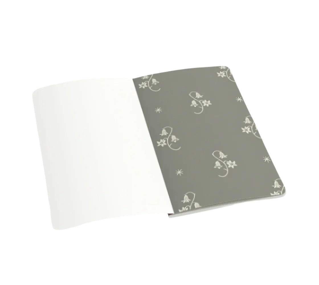 Bound Notebook - Wild Bellflower in Mauve