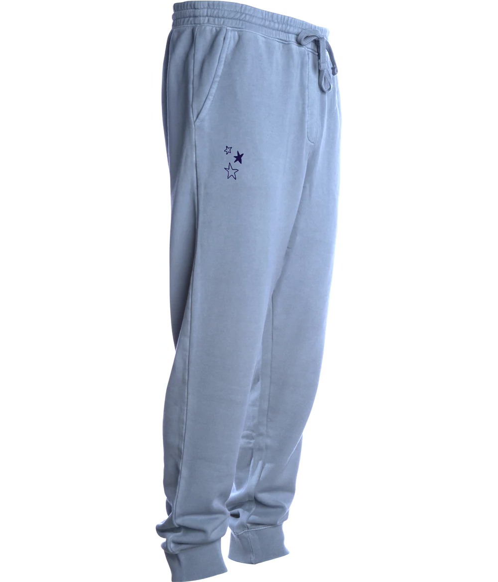 Mens Embroider Stars Pant