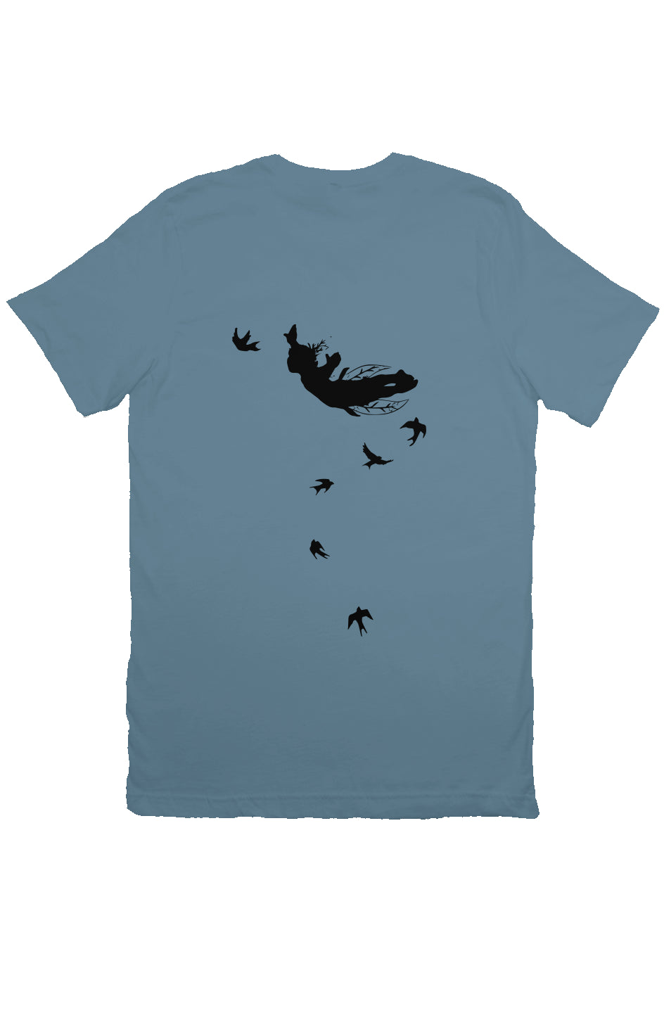 Peter Pan Unisex Adult T-shirt steel blue