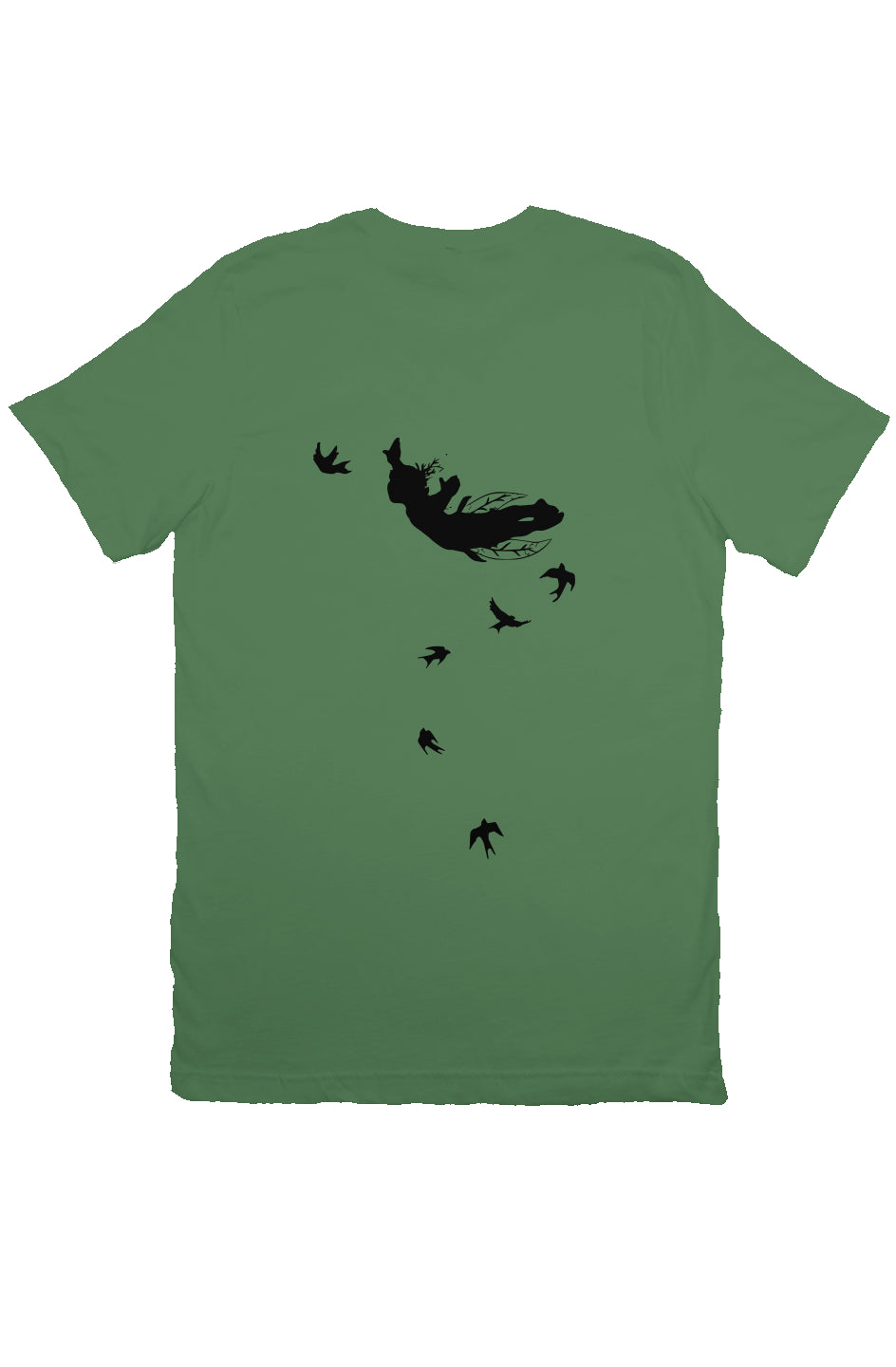 Peter Pan Unisex Adult T-shirt leaf