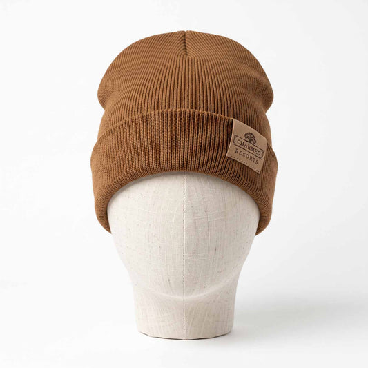Charmed Toque with Leather Logo