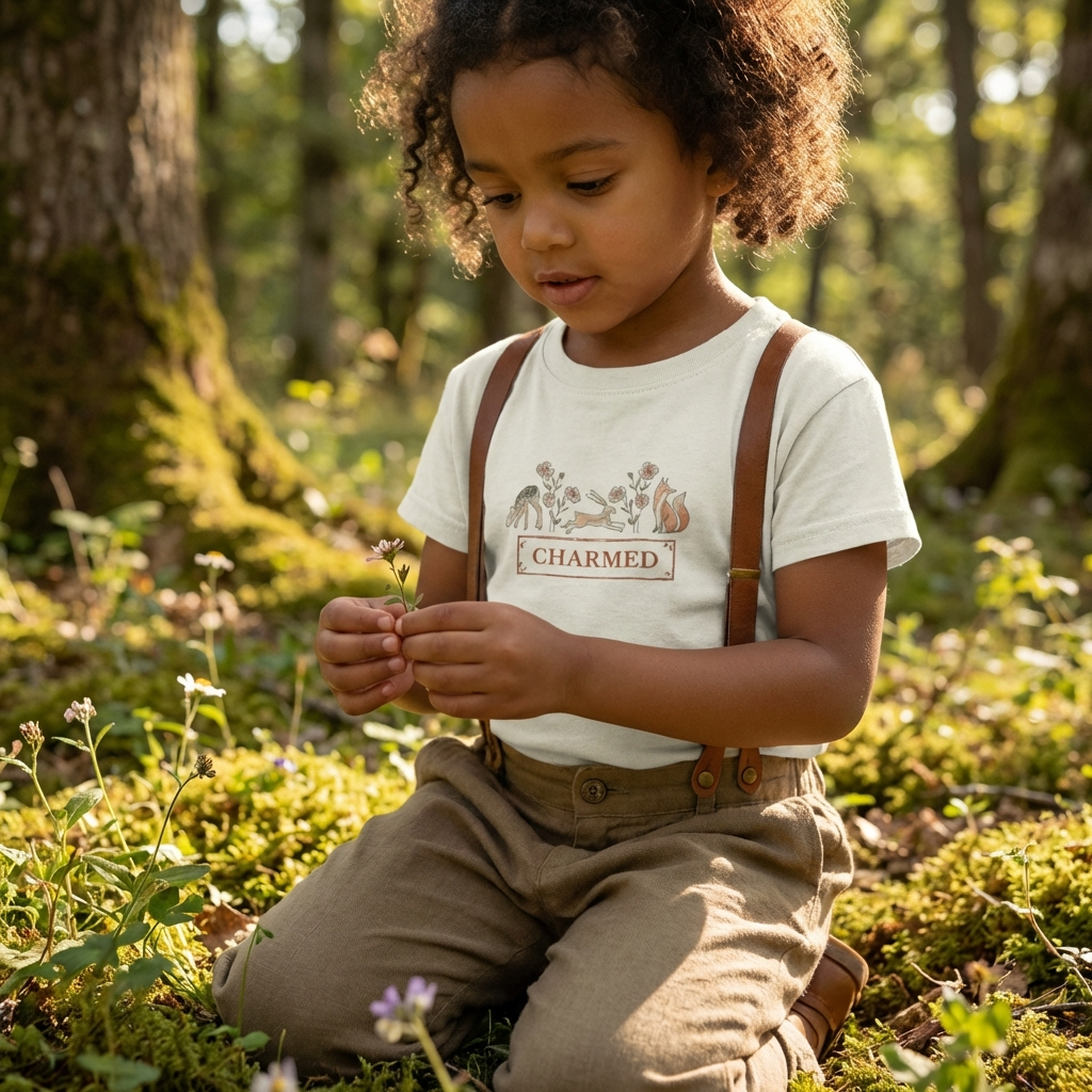 Charmed Woodland Animals Youth T-shirt