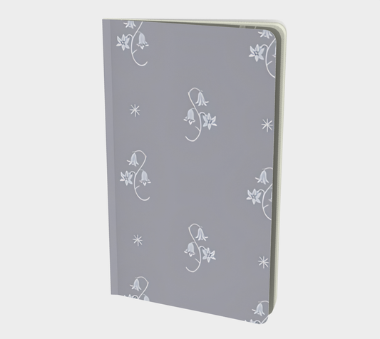 Bound Notebook - Wild Bellflower in Periwinkle