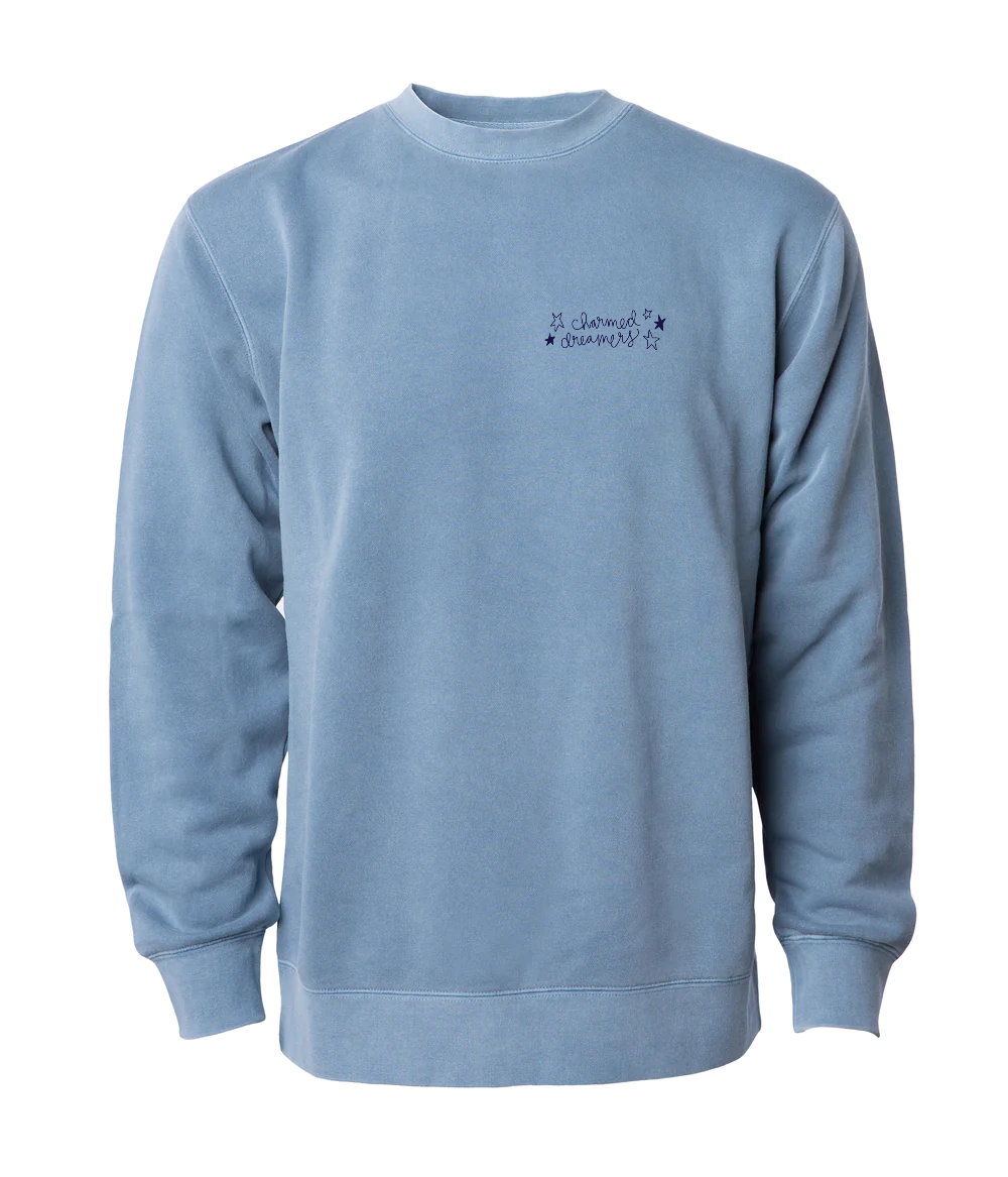 Mens Embroider Dreamer Crewneck