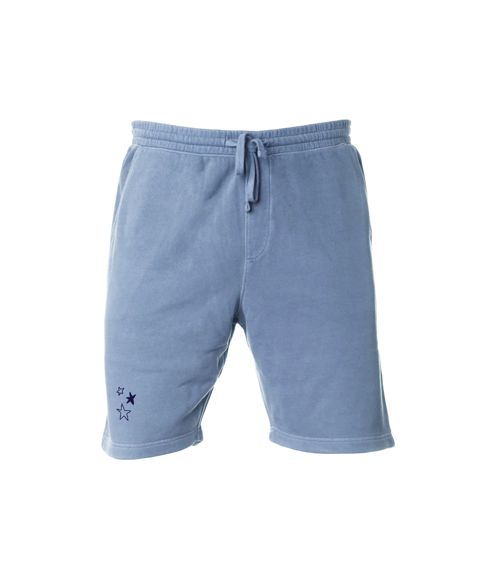 Mens Embroider Stars Shorts